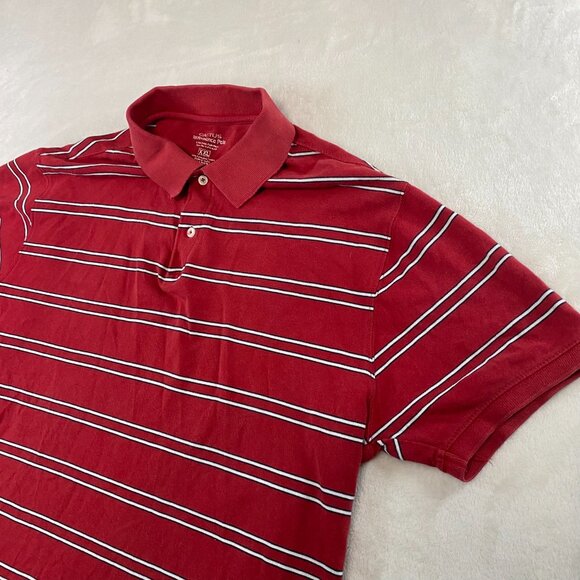 Cactus Performance Red Striped Polo Golf XXL - Picture 4 of 11